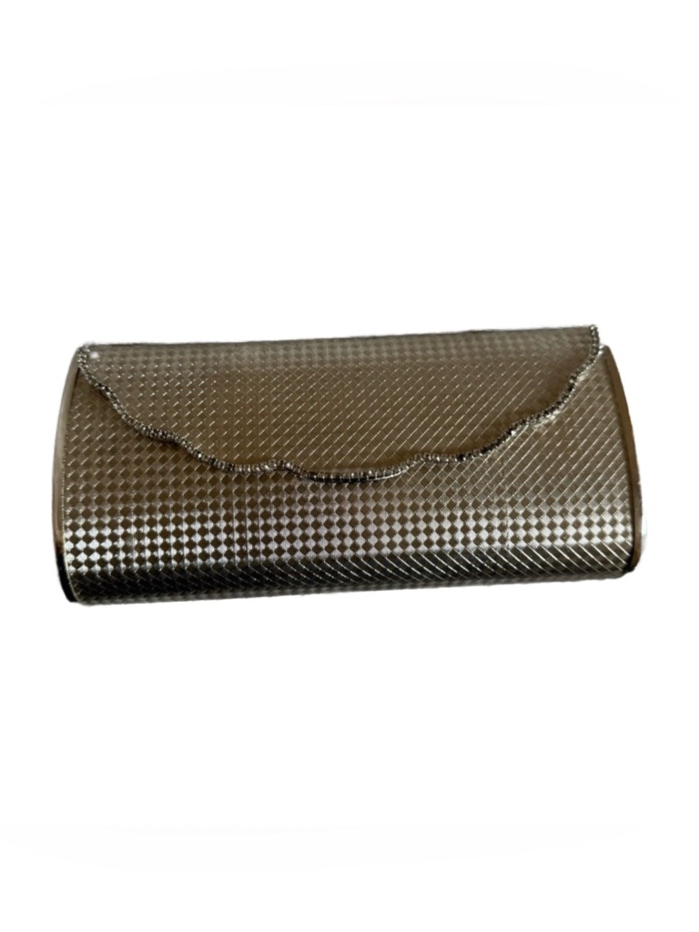 ✨ Elegant Silver Metallic Clutch Bag | Evening Bag | Wedding & Formal Purse ✨